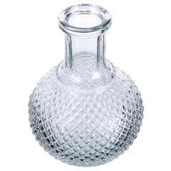 стеклянная ваза для цветов, 15 см цена и информация | Вазы | pigu.lt
