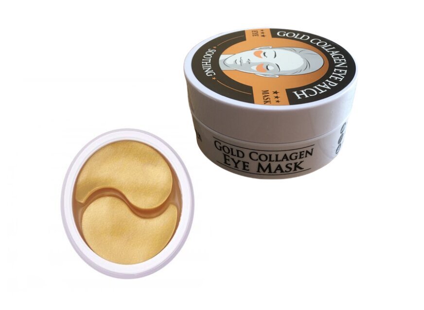 Paakių kaukė Gold Snail eye pads collagen, 60 vnt. kaina ir informacija | Paakių kremai, serumai | pigu.lt