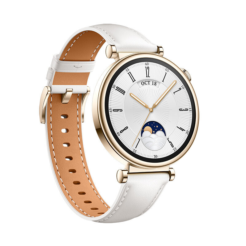 Prekė su pažeidimu. Huawei Watch GT 4 41mm White Leather 55020BJB kaina ir informacija | Prekės su pažeidimu | pigu.lt