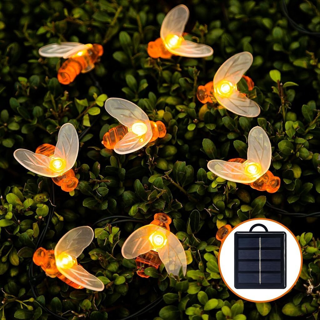 LED girliandos Hxweiye, geltonos kaina ir informacija | Lauko šviestuvai | pigu.lt