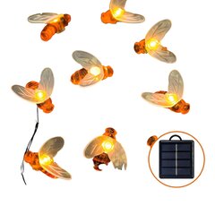 HXWEIYE LED Гирлянды - пчелы. На солнечной батареи цена и информация | Уличные светильники | pigu.lt
