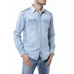 Replay marškiniai vyrams M4981-26C, mėlyni kaina ir informacija | Vyriški marškiniai | pigu.lt