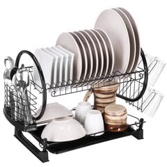 Сушилка для посуды Springos KI0139 24,5 x 52 x 37 см цена и информация | Кухонная утварь | pigu.lt
