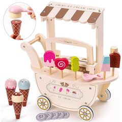 Ledų parduotuvės rinkinys Mamabrum Ice Cream цена и информация | Развивающие игрушки | pigu.lt