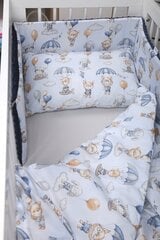 Мягкая защита кроватки Babymam, 180x30 cm, Blue цена и информация | Товары для безопасности детей дома | pigu.lt