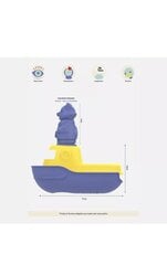 Vonios žaislas valtis Le Jouet Simple, mėlynas цена и информация | Игрушки для малышей | pigu.lt