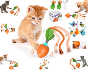 Интерактивная умная игрушка для кошек мячик Smart Cat Ball Carrot цена и информация | Игрушки для кошек | pigu.lt