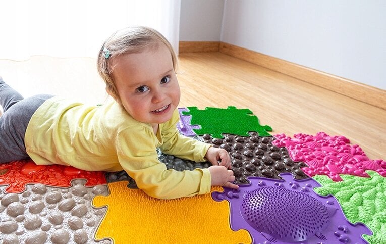 Ortopedinis kilimėlis - dėlionė kūdikiams kaina ir informacija | Lavinimo kilimėliai | pigu.lt
