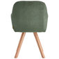 2-ių kėdžių komplektas Viking William, žalias kaina ir informacija | Virtuvės ir valgomojo kėdės | pigu.lt