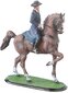 Statulėlė Amerikos pilietinis karas, Šiaurės generolas Ulisas Grantas ant žirgo, 1 vnt. kaina ir informacija | Interjero detalės | pigu.lt