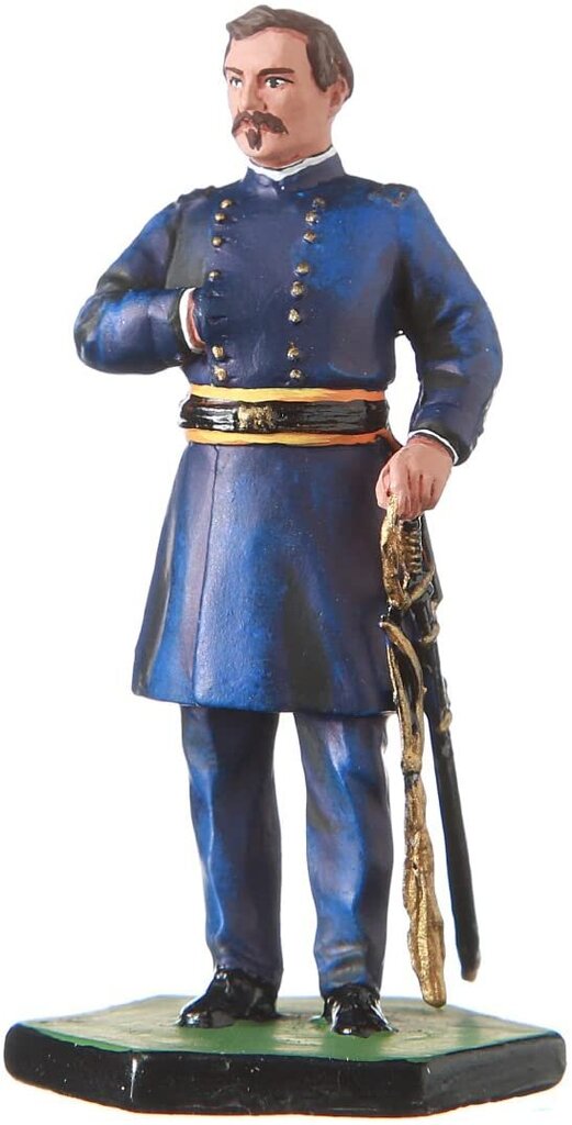 Statulėlė Amerikos pilietinis karas, Šiaurės generolas George'as B. McClellanas, 1 vnt. цена и информация | Interjero detalės | pigu.lt