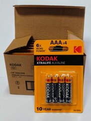 Elementai Kodak AAA 1.5V alkaline 40 vnt. цена и информация | Батарейки | pigu.lt