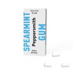 Šaltmėtės skonio kramtomoji guma Peppersmith Spearmint su ksilitoliu, 15g kaina ir informacija | Saldumynai | pigu.lt
