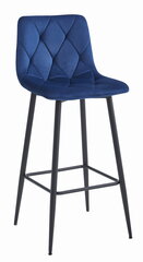 2-ių kėdžių komplektas, mėlynas kaina ir informacija | Virtuvės ir valgomojo kėdės | pigu.lt