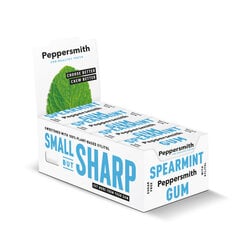 Šaltmėtės skonio kramtomoji guma Peppersmith Spearmint su ksilitoliu, 12 pak. x 15g цена и информация | Сладости | pigu.lt