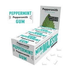 Mėtų skonio kramtomoji guma Peppersmith Peppermint su ksilitoliu, 12 pak. x 15g kaina ir informacija | Saldumynai | pigu.lt