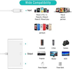 Adapteris telefonui/planšetei su Lightning to HD TV laidu kaina ir informacija | Adapteriai, USB šakotuvai | pigu.lt