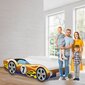 Vaikiška lova su čiužiniu Iglobal Corvetta, 140x70 cm, įvairių spalvų kaina ir informacija | Vaikiškos lovos | pigu.lt