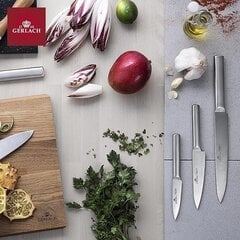 Gerlach virtuvės peilių rinkinys su mediniu stovu Ambiente, 5 dalių цена и информация | Ножи и аксессуары для них | pigu.lt