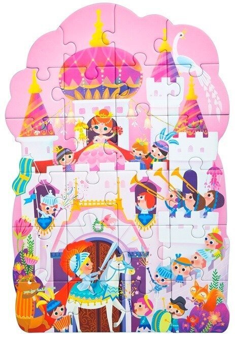 Medinė spalvinama dėlionė Robotime Princesė, 24 d. kaina ir informacija | Dėlionės (puzzle) | pigu.lt