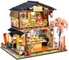 Surenkamas medinis LED konstruktorius Little Story Sushi House цена и информация | Konstruktoriai ir kaladėlės | pigu.lt