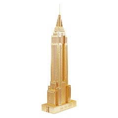 Metalinis konstruktorius 3D modelis – Empire State Building Piececool, 21 d. kaina ir informacija | Konstruktoriai ir kaladėlės | pigu.lt