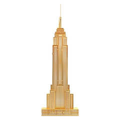 Металлический Конструктор 3D Модель - Empire State Building Piececool, 21 деталь цена и информация | Конструкторы и кубики | pigu.lt