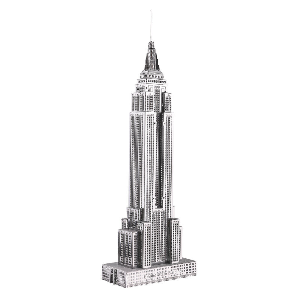 Metalinis konstruktorius 3D modelis – Empire State Building Piececool, 21 d. цена и информация | Konstruktoriai ir kaladėlės | pigu.lt