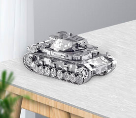 Metalinis konstruktorius 3D modelis – tankas Piececool, 168 d. kaina ir informacija | Konstruktoriai ir kaladėlės | pigu.lt