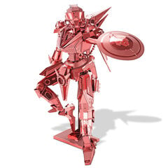 Metalinis konstruktorius 3D modelis – raudonasis karys Piececool, 150 d. kaina ir informacija | Konstruktoriai ir kaladėlės | pigu.lt