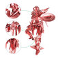 Metalinis konstruktorius 3D modelis – raudonasis karys Piececool, 150 d. цена и информация | Konstruktoriai ir kaladėlės | pigu.lt