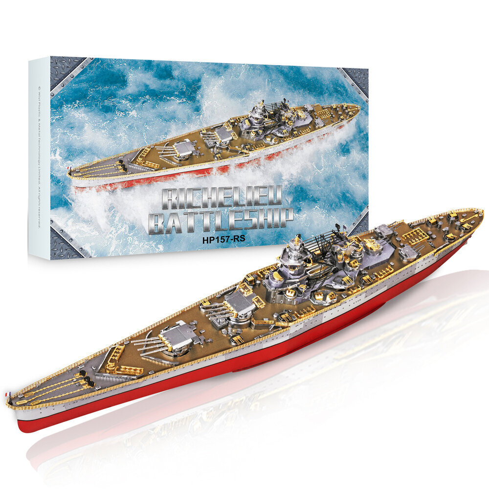 Metalinis 3D konstruktorius Piececool laivas, 300 d. цена и информация | Konstruktoriai ir kaladėlės | pigu.lt