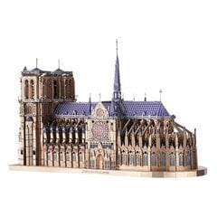 Metalinis 3D konstruktorius Piececool Notre Dame katedra, 382 d. kaina ir informacija | Konstruktoriai ir kaladėlės | pigu.lt