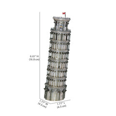Metalinis 3D konstruktorius Piececool Pizos bokštas, 127 d. kaina ir informacija | Konstruktoriai ir kaladėlės | pigu.lt