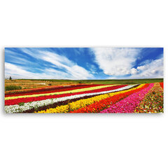 Reprodukcija Tulpių laukas kaina ir informacija | Reprodukcijos, paveikslai | pigu.lt
