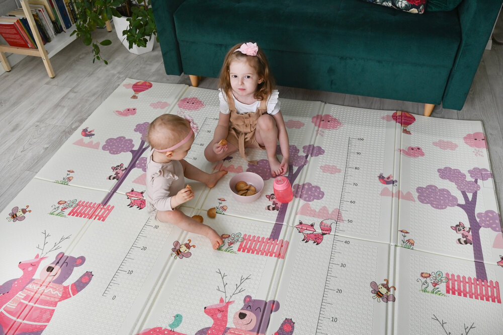 Sulankstomas dvipusis kilimėlis Lilttle Story, 180x200 cm цена и информация | Lavinimo kilimėliai | pigu.lt