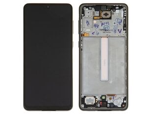 Samsung Galaxy A33 5G SM-A336 LCD дисплей с сенсорной панелью и рамкой чёрный цена и информация | Запчасти для телефонов и инструменты для их ремонта | pigu.lt