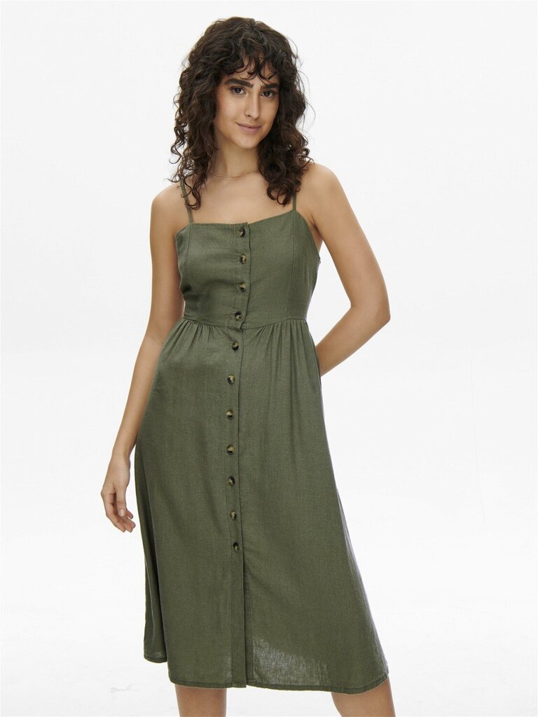 Jdy suknelė moterims 15261369*04, žalia цена и информация | Suknelės | pigu.lt
