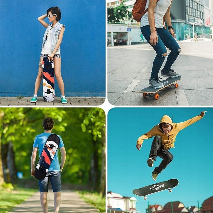 Riedlentė Disuppo Performance Skateboard, 79 cm kaina ir informacija | Riedlentės | pigu.lt