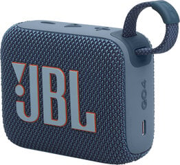 JBL Go 4 Blue JBLGO4BLU kaina ir informacija | Garso kolonėlės | pigu.lt