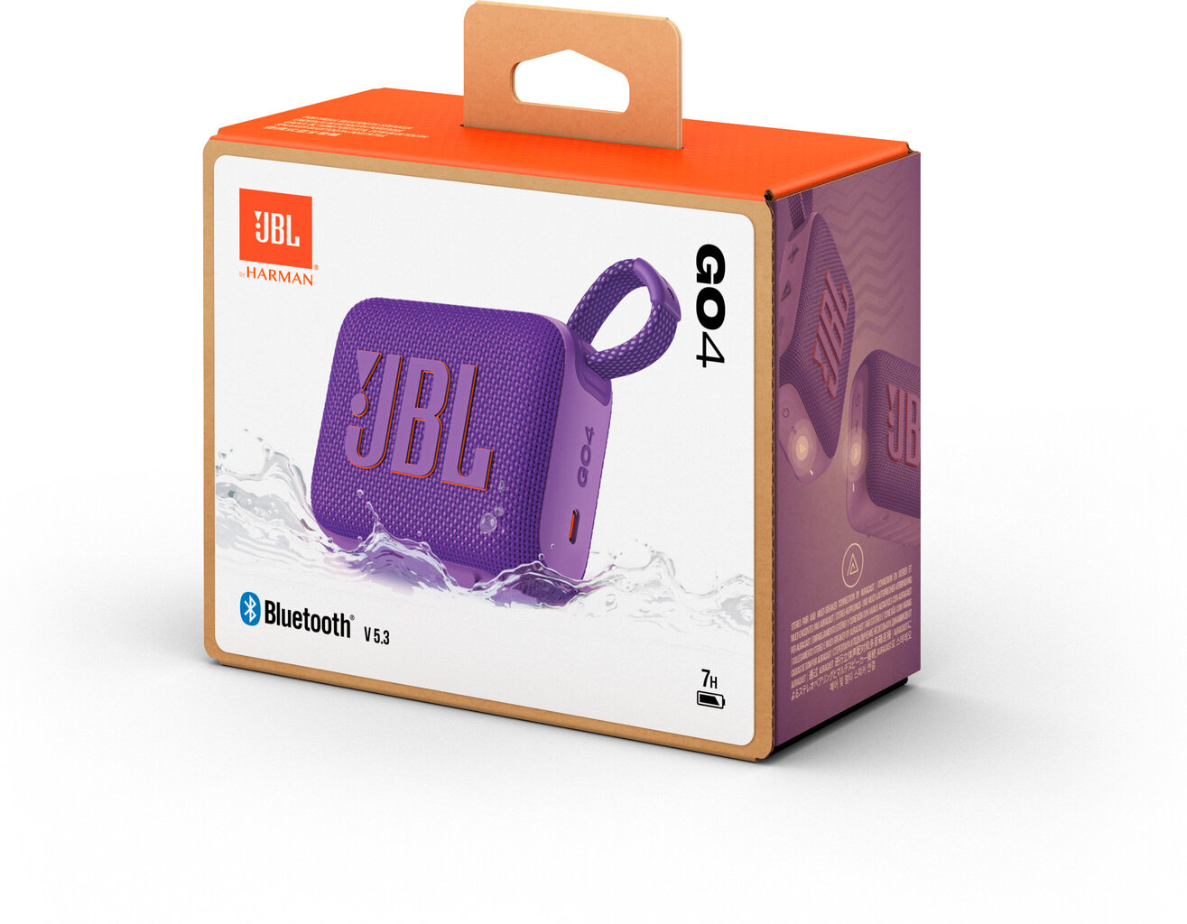 JBL Go 4 Purple JBLGO4PUR kaina ir informacija | Garso kolonėlės | pigu.lt