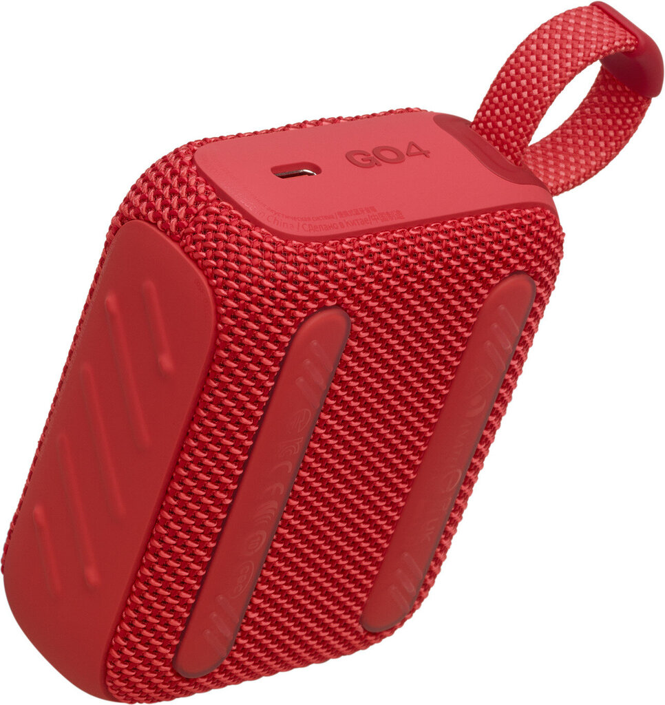 JBL Go 4 Red JBLGO4RED kaina ir informacija | Garso kolonėlės | pigu.lt