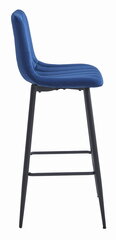 3-ių kėdžių komplektas Leobert Pozza, mėlynas/juodas цена и информация | Стулья для кухни и столовой | pigu.lt