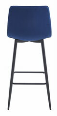 3-ių kėdžių komplektas Leobert Arceto, mėlynas/juodas kaina ir informacija | Virtuvės ir valgomojo kėdės | pigu.lt