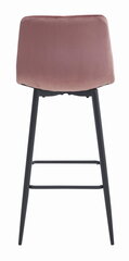 Комплект из 4-х стульев Leobert Nado, розовый/черный цена и информация | Стулья для кухни и столовой | pigu.lt
