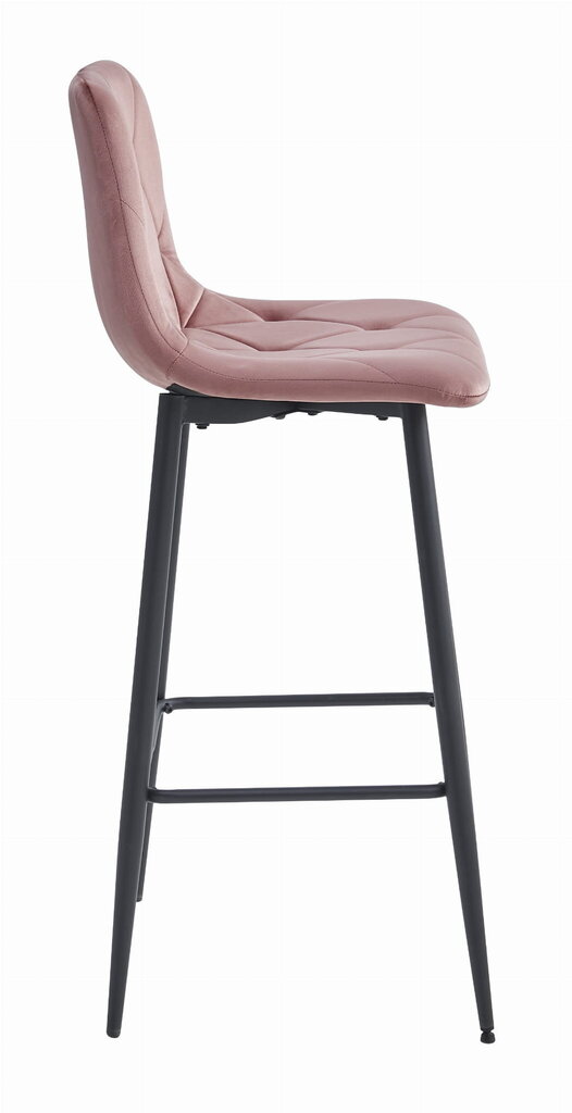4-ių kėdžių komplektas Leobert Nado, rožinis/juodas kaina ir informacija | Virtuvės ir valgomojo kėdės | pigu.lt