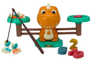 Edukacinis matematikos žaidimas Dinozauro svarstyklės Lean Toys kaina ir informacija | Lavinamieji žaislai | pigu.lt