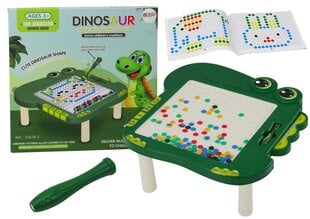 Edukacinė magnetinė lenta/stalas Dinozauras Lean Toys цена и информация | Развивающие игрушки | pigu.lt