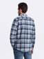 Marškiniai vyrams Ombre Clothing 124399-7, mėlyni kaina ir informacija | Vyriški marškiniai | pigu.lt