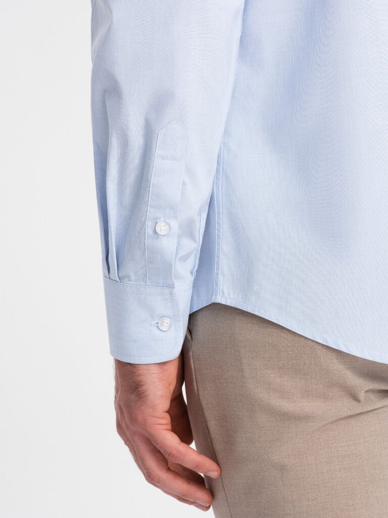 Marškiniai vyrams Ombre Clothing 124349-7, mėlyni kaina ir informacija | Vyriški marškiniai | pigu.lt